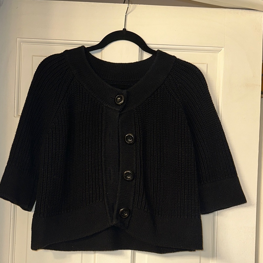 Kenneth Cole New York Black Cardigan Sweater